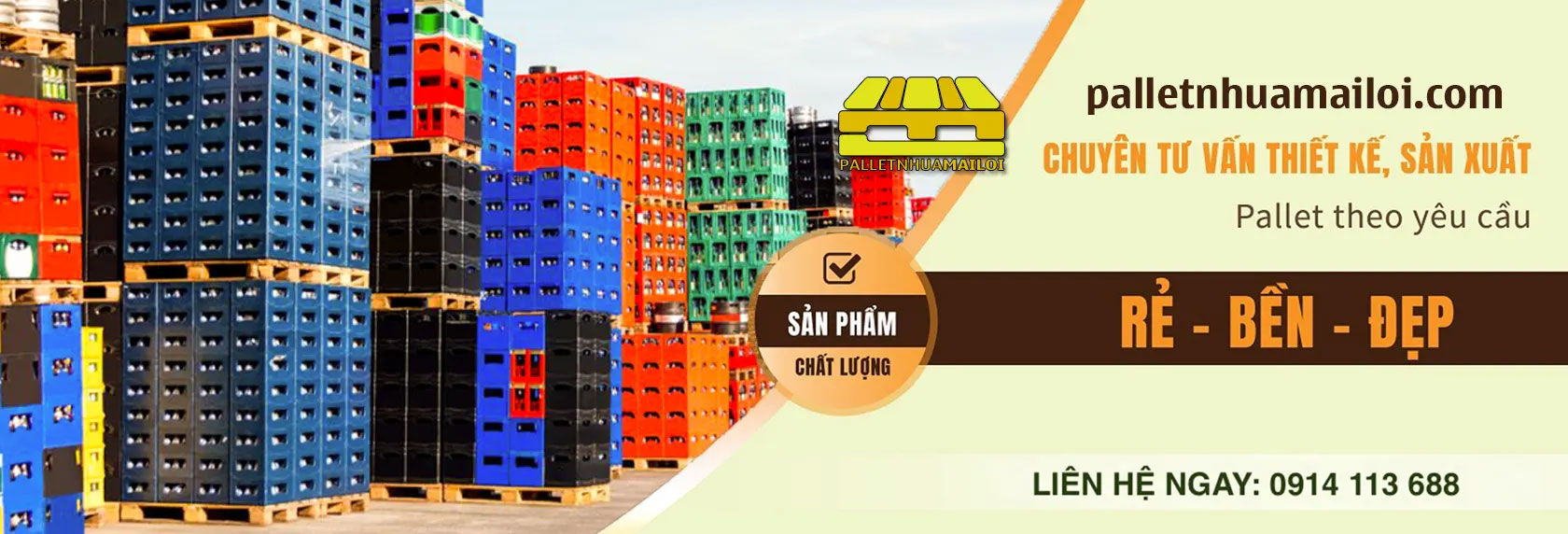 Chuyên tư vấn thiết kế pallet nhựa theo yêu cầu