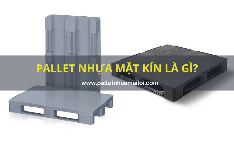 Giới thiệu pallet nhựa mặt kín