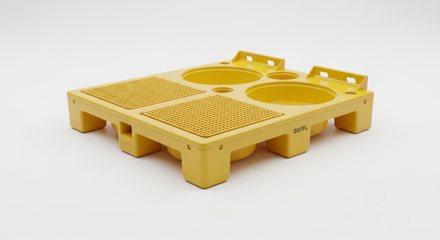 Pallet Chống Tràn - Giải Pháp An Toàn Hóa Chất Cho Doanh Nghiệp 1 Pallet Chống Tràn — Giải Pháp An Toàn Hóa Chất