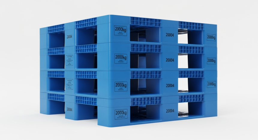 Pallet Nhựa Xếp Chồng — Giải Pháp Tiết Kiệm Diện Tích Kho Hàng 1 Pallet Nhựa Xếp Chồng — Tiết Kiệm Diện Tích Kho