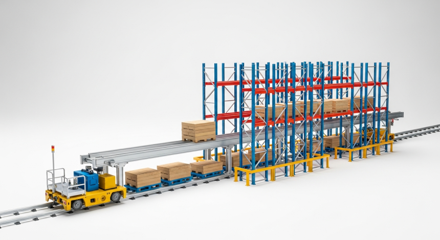 Hệ Thống Pallet Shuttle Rack — Tự Động Hóa Kho