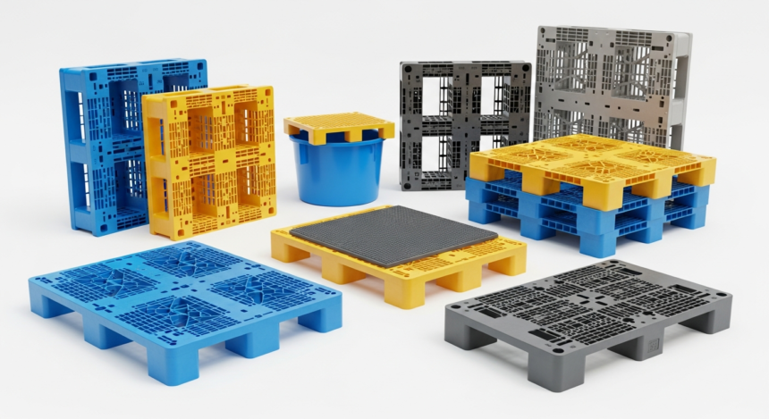 Tấm Pallet Nhựa Lót Sàn, Chống Tràn, Kê Hàng Chịu Lực Tốt | Pallet Nhựa Mai Lợi